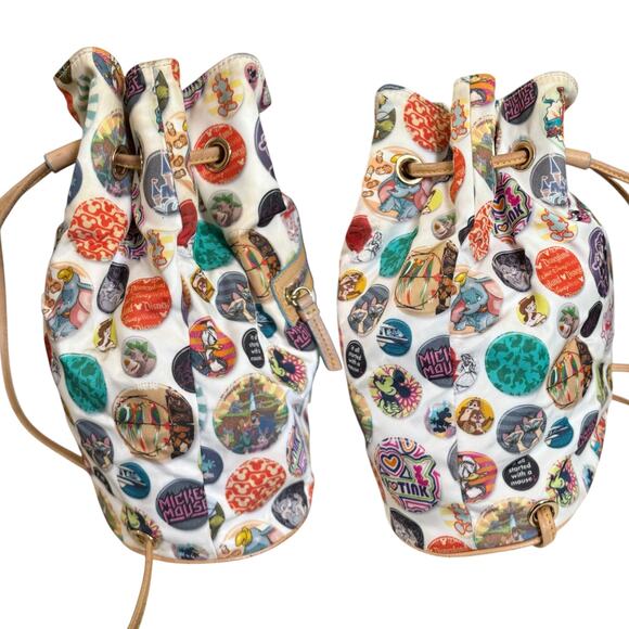 Dooney & Bourke Disney Buttons Drawstring Backpack Purse Mickey Minnie main image 4